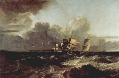 Ships Tacking to Anchor by Joseph Mallord William Turner